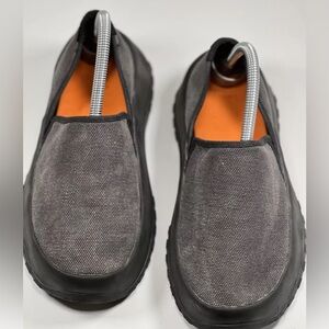 Soft Science Unisex Size Womens 8/Mens 6 Black Gray Slip On Comfort Loafers